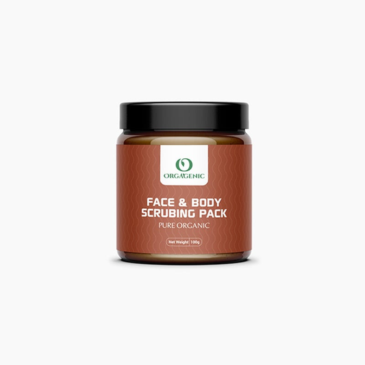 Orgagenic Face & Body Scrubbing Powder 100gm •
