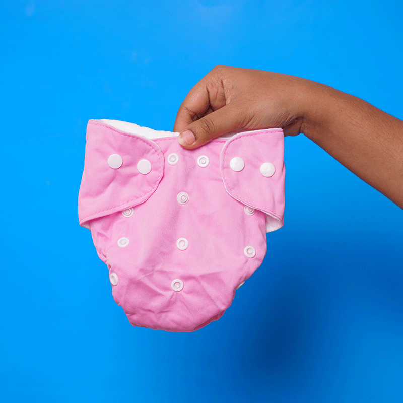 Qianqunui Adjustable Cloth Diaper Covers - Pink