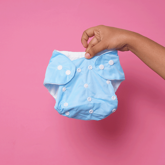 Qianqunui Adjustable Cloth Diaper Covers - Sky Blue