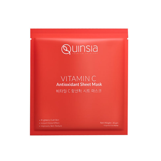 Quinsia Vitamin C Antioxidant Sheet Mask 30g