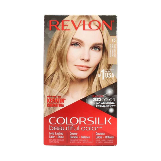 Revlon ColorSilk Beautiful 3D Hair Color - 73 Champagne Blonde