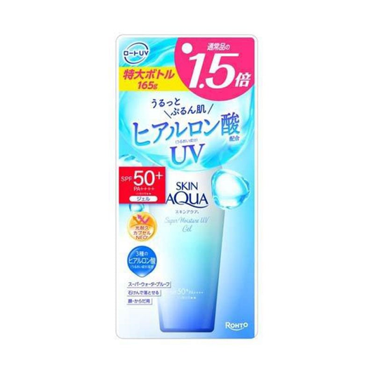Rohto Skin Aqua UV Super Moisture Gel 140g - SPF 50+ PA++++•