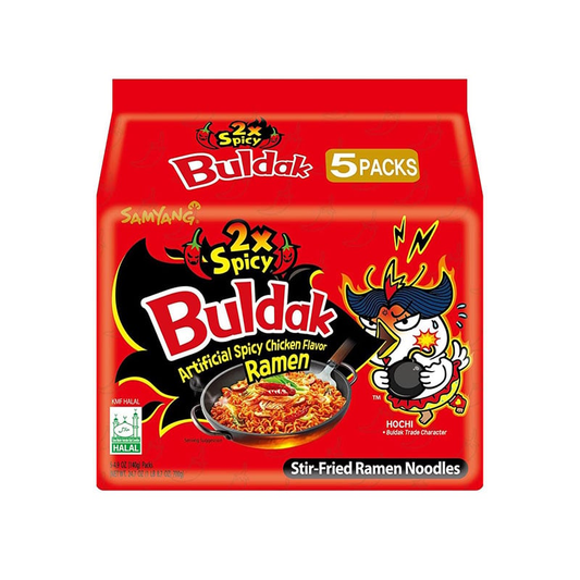 Samyang Hot Chicken Flavor Ramen 2X Spicy Family Pack 700g•