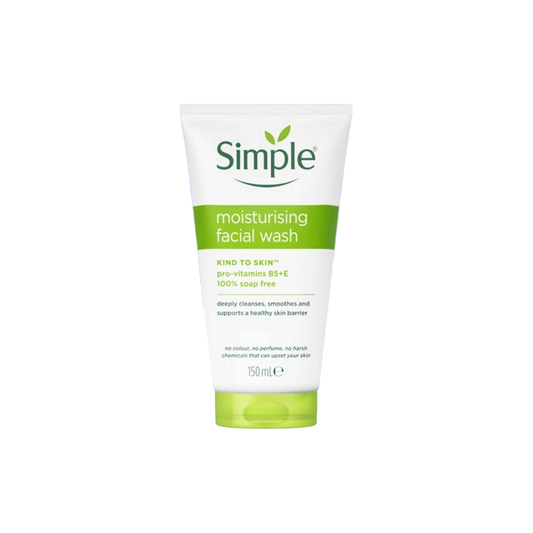 Simple Kind To Skin Moisturising Facial Wash 150ml •