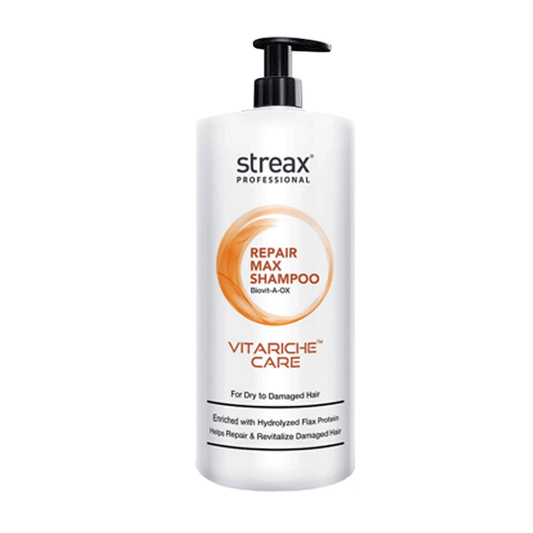 Streax Vitariche Care Repair Max Shampoo For Dry To Damaged hair 1.5L
