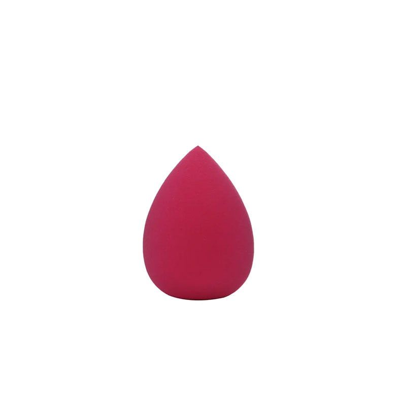 Tear Drop Shape Makeup Sponge - Deep Pink