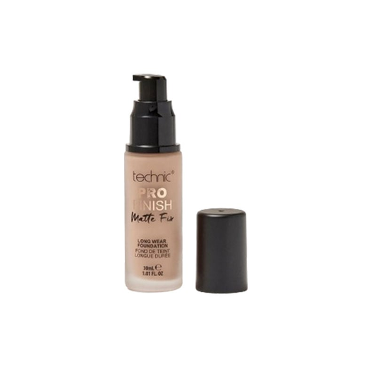 Technic Pro Finish Matte Fix Long Wear Foundation 30ml - Honey