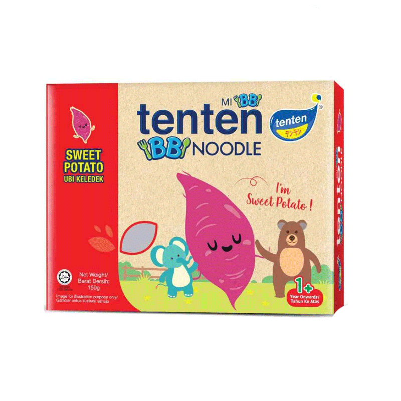 Tenten Sweet Potato Baby Noodles (1+ Years) 150g•