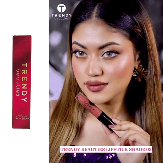 Trendy Beauties Waterproof Liquid Matte Lipstick - 03