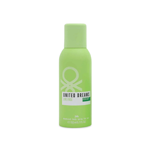 United Colors Of Benetton United Dreams Live Free 24h Deodorant Body Spray For Her 150ml