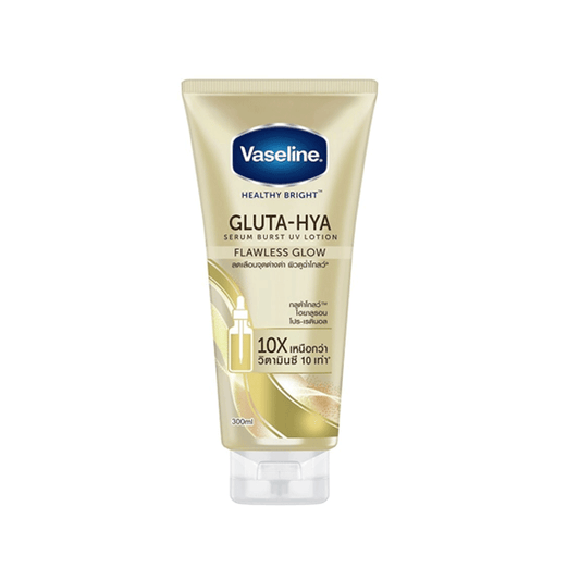 Vaseline GLUTA - HYA Serum Burst Uv Lotion Flawless Glow 300ml •