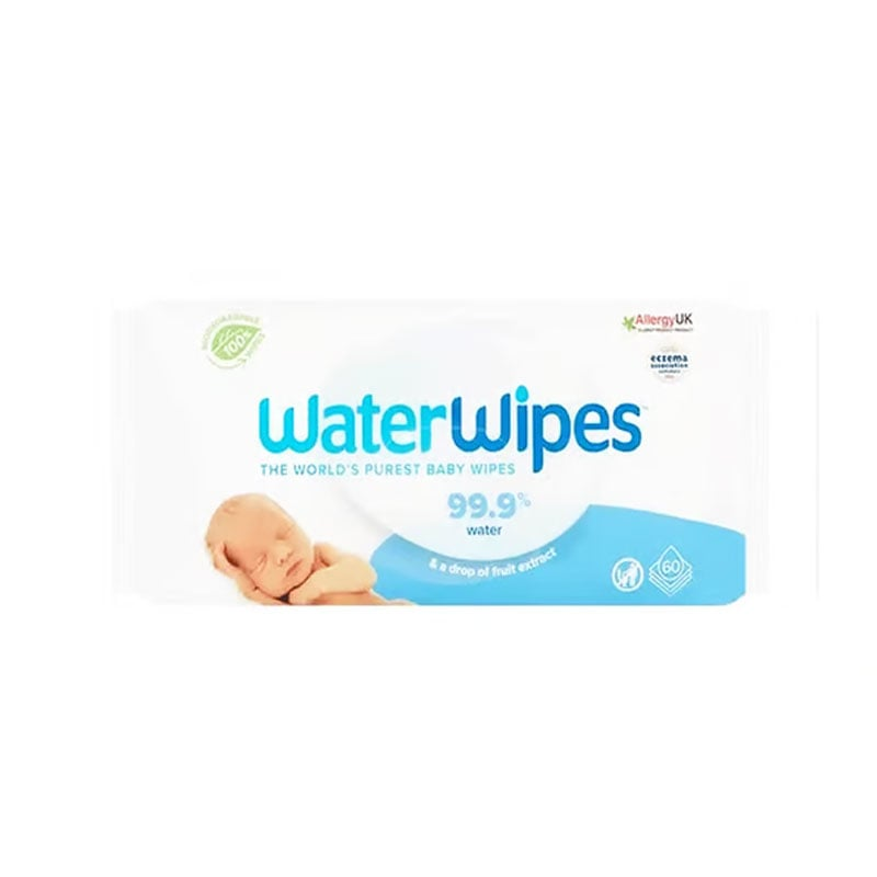 WaterWipes Baby Wipes - 60 wipes .